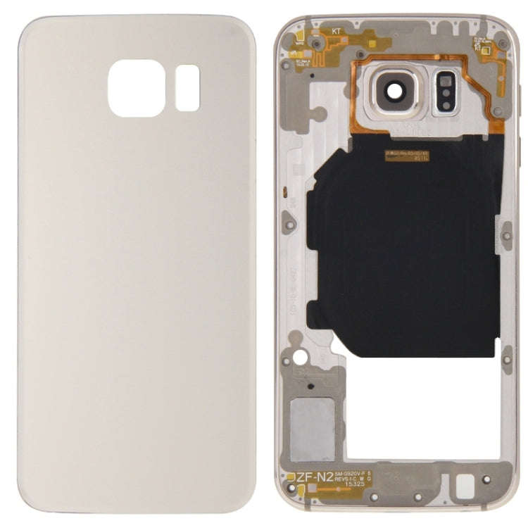 For Galaxy S6 / G920F Full Housing Cover (Back Plate Housing Camera Lens Panel + Battery Back Cov...