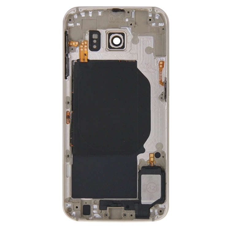 For Galaxy S6 / G920F Full Housing Cover (Back Plate Housing Camera Lens Panel + Battery Back Cov...