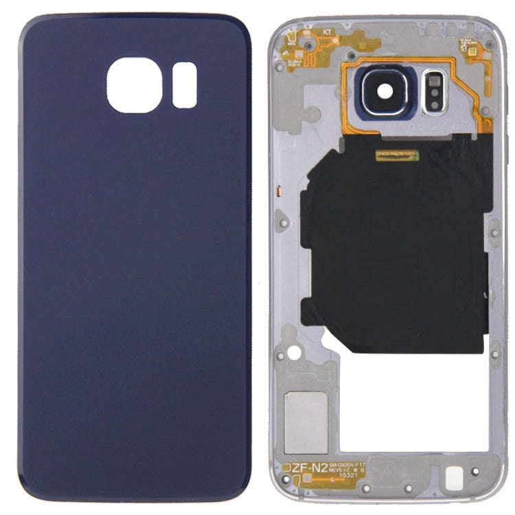 For Galaxy S6 / G920F Full Housing Cover (Back Plate Housing Camera Lens Panel + Battery Back Cov...