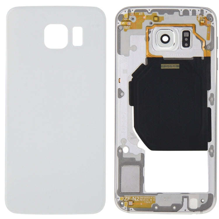 For Galaxy S6 / G920F Full Housing Cover (Back Plate Housing Camera Lens Panel + Battery Back Cov...