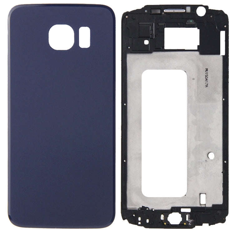 For Galaxy S6 / G920F Full Housing Cover (Front Housing LCD Frame Bezel Plate + Battery Back Cove...