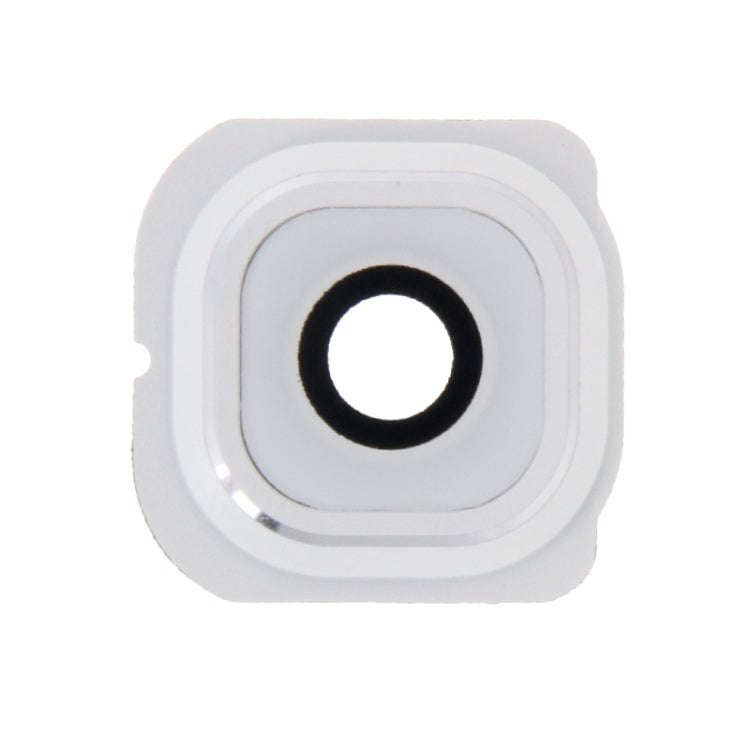For Galaxy S6 Edge / G925 10pcs Camera Lens Cover with Sticker (White)