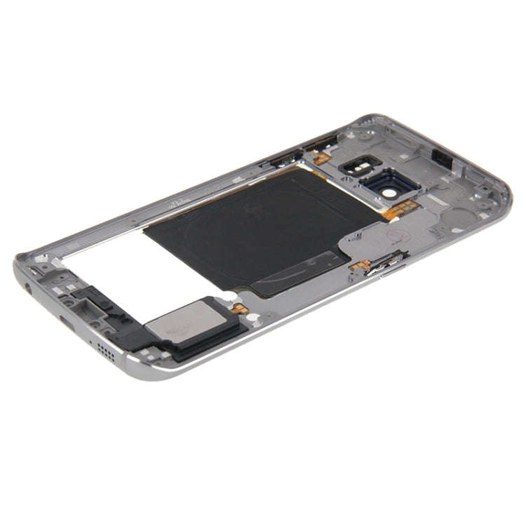 For Galaxy S6 Edge / G925 Back Plate Housing Camera Lens Panel  with Side Keys and Speaker Ringer...
