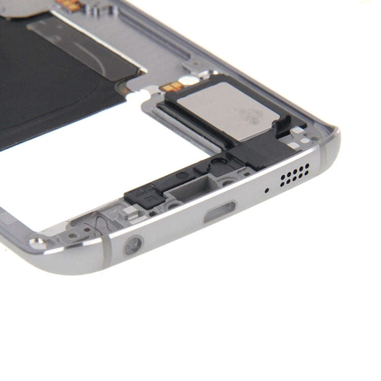 For Galaxy S6 Edge / G925 Back Plate Housing Camera Lens Panel  with Side Keys and Speaker Ringer...