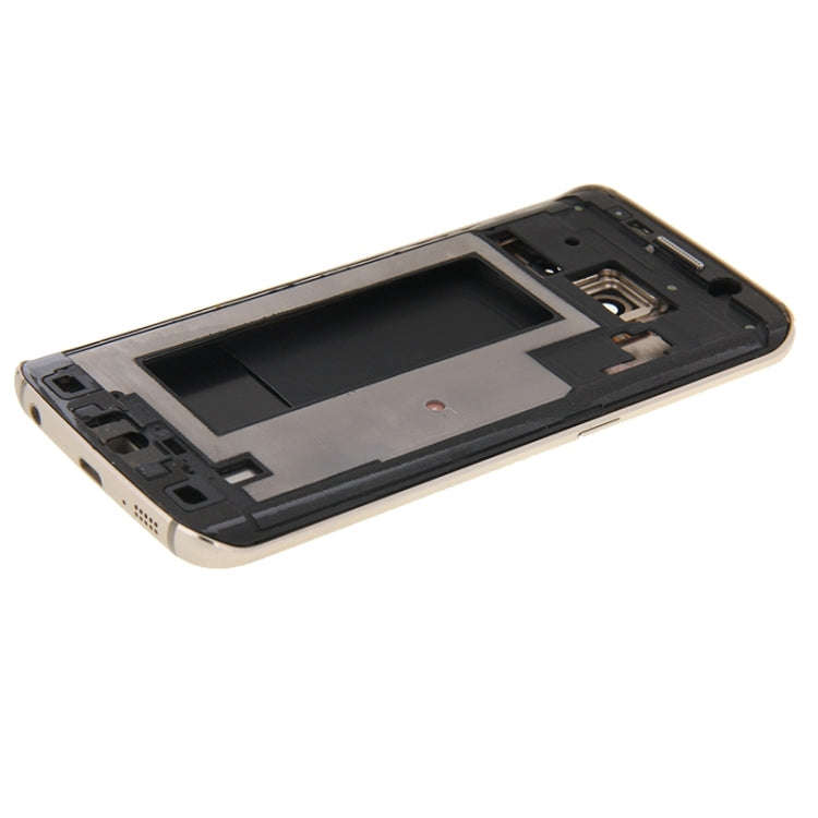 For Galaxy S6 Edge / G925 Full Housing Cover (Front Housing LCD Frame Bezel Plate + Back Plate Ho...