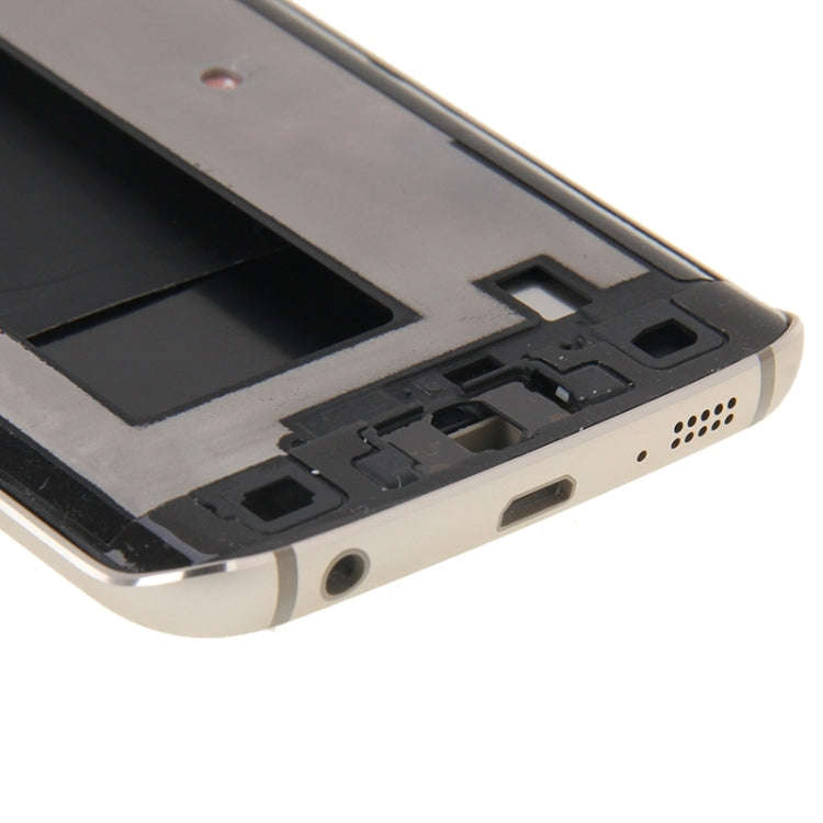 For Galaxy S6 Edge / G925 Full Housing Cover (Front Housing LCD Frame Bezel Plate + Back Plate Ho...