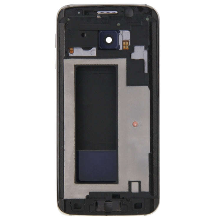 For Galaxy S6 Edge / G925 Full Housing Cover (Front Housing LCD Frame Bezel Plate + Back Plate Ho...