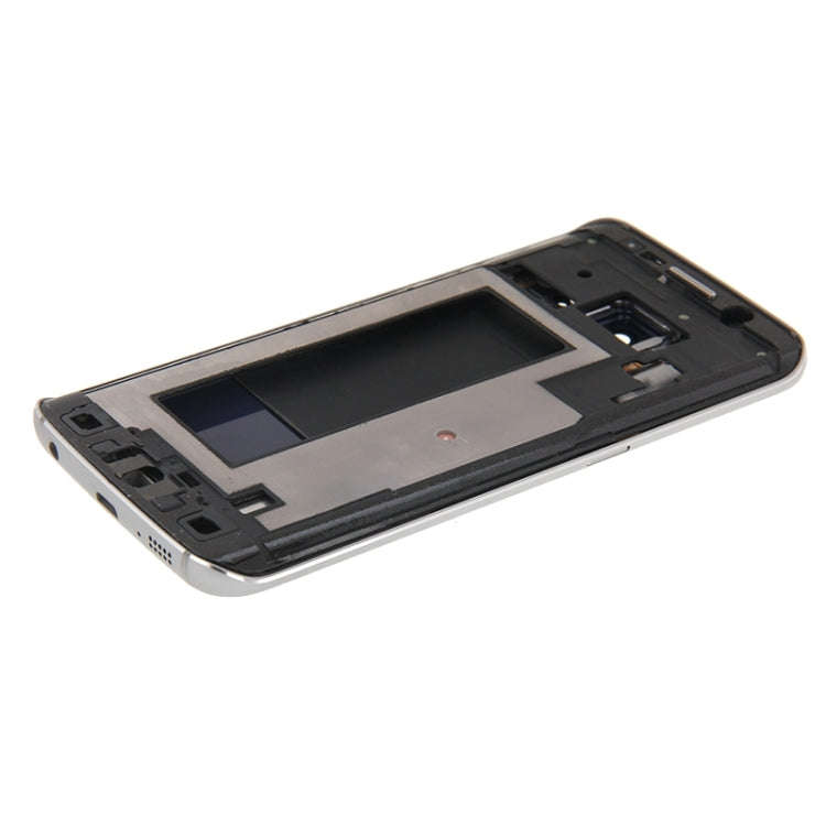 For Galaxy S6 Edge / G925 Full Housing Cover (Front Housing LCD Frame Bezel Plate + Back Plate Ho...