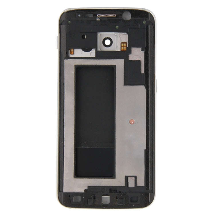 For Galaxy S6 Edge / G925 Full Housing Cover (Front Housing LCD Frame Bezel Plate + Back Plate Ho...