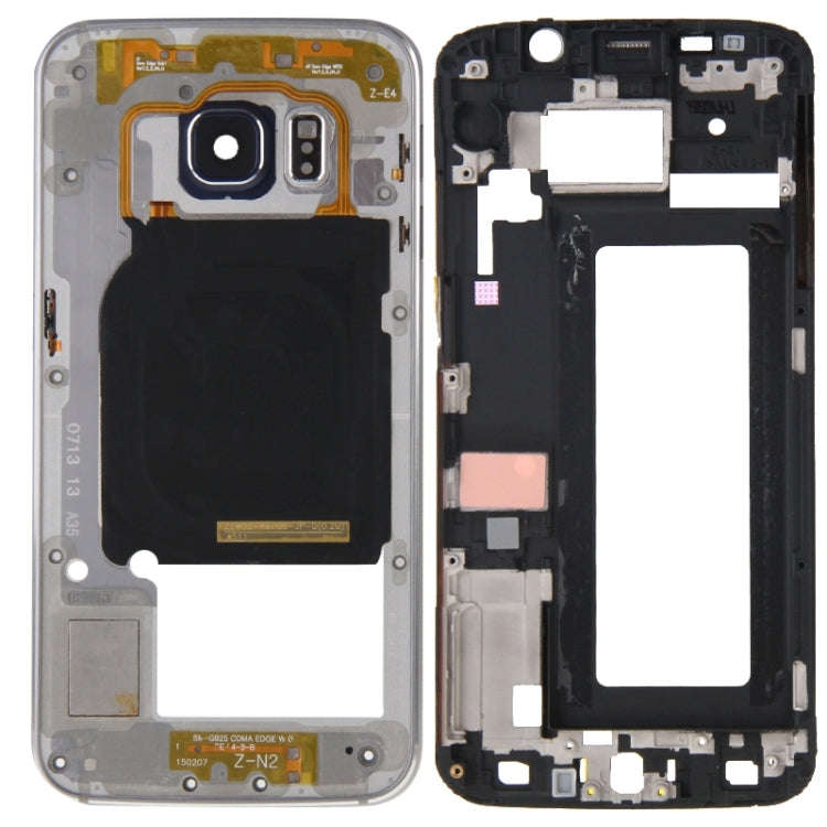 For Galaxy S6 Edge / G925 Full Housing Cover (Front Housing LCD Frame Bezel Plate + Back Plate Ho...