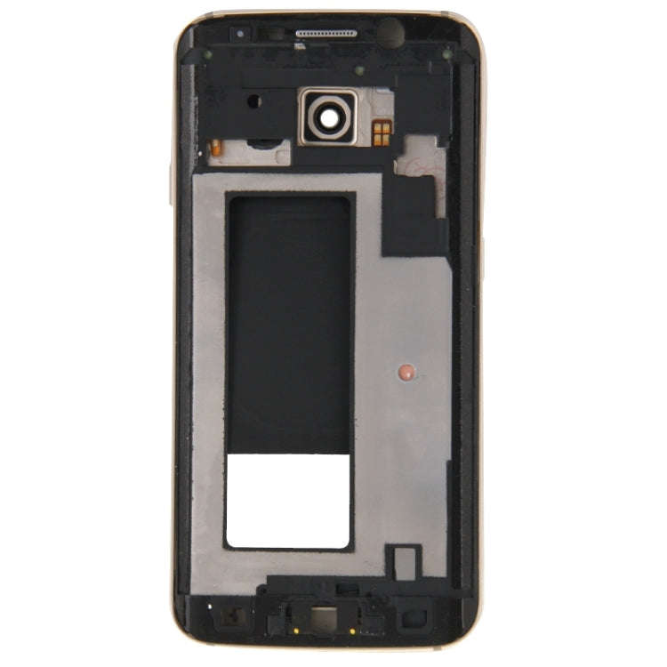 For Galaxy S6 Edge / G925 Full Housing Cover (Front Housing LCD Frame Bezel Plate + Back Plate Ho...