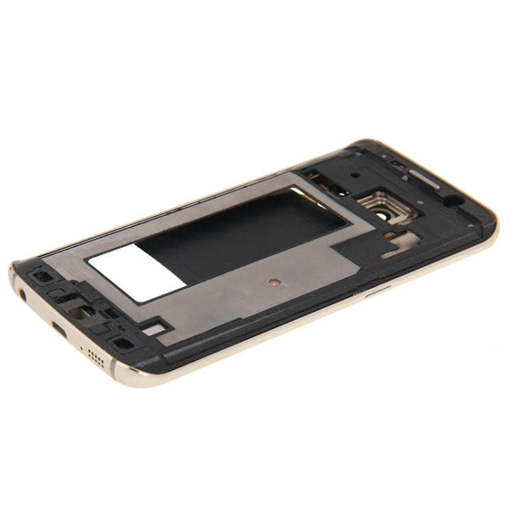 For Galaxy S6 Edge / G925 Full Housing Cover (Front Housing LCD Frame Bezel Plate + Back Plate Ho...