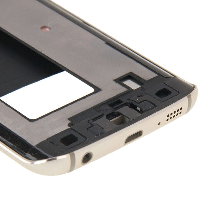 For Galaxy S6 Edge / G925 Full Housing Cover (Front Housing LCD Frame Bezel Plate + Back Plate Ho...