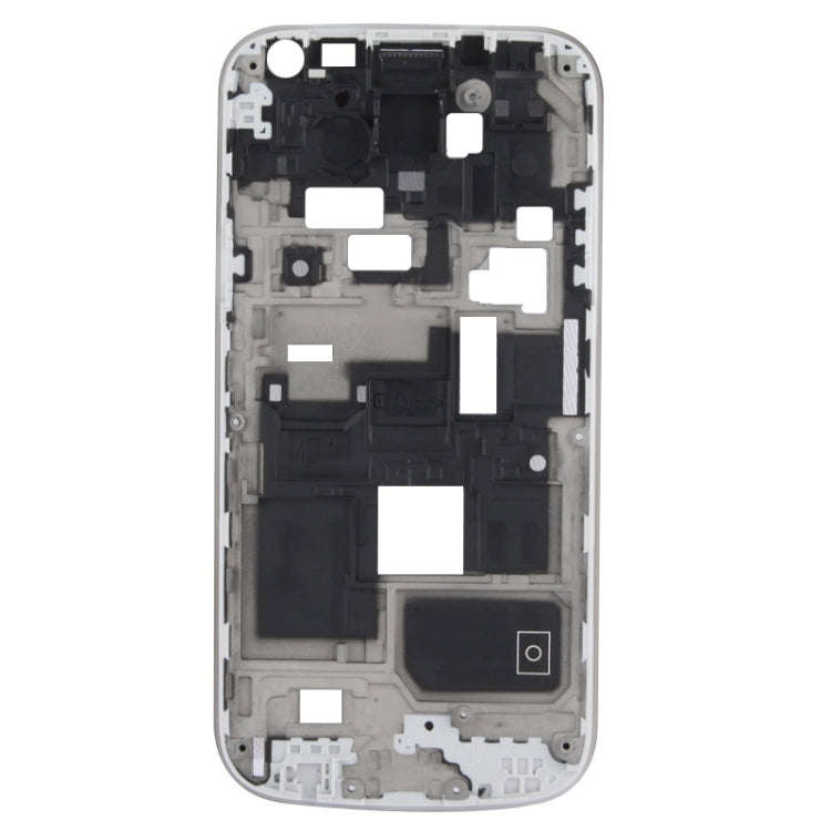 For Galaxy S4 Mini / i9195 LCD Middle Board with Button Cable (White)