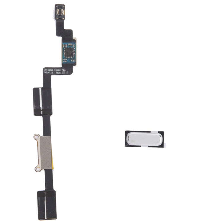 For Galaxy S4 Mini / i9195 LCD Middle Board with Button Cable (White)