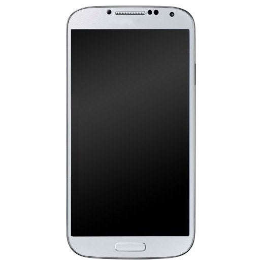 Original LCD Display + Touch Panel with Frame for Galaxy S4 / i9500(White)