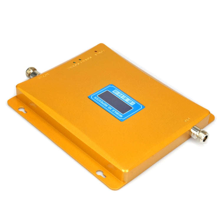 Mobile LED WCDMA 2100MHz & GSM 900MHz Signal Booster / Signal Repeater with Sucker Antenna(Gold)