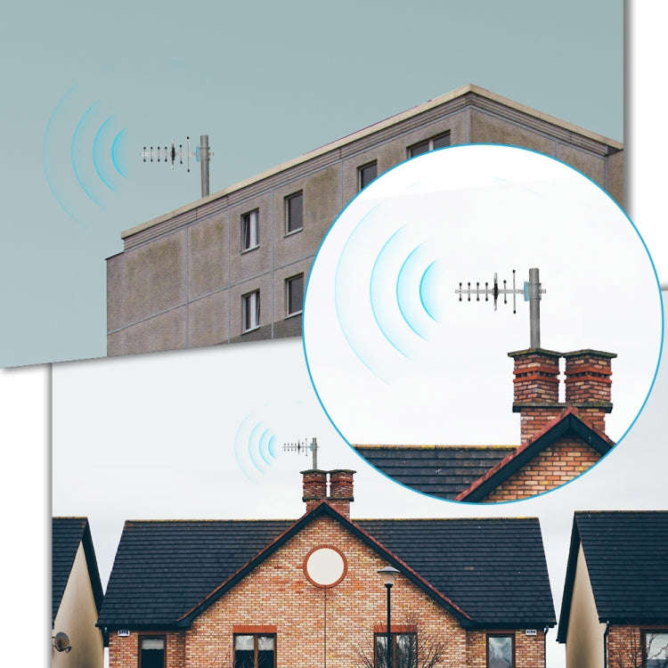 824-960MHZ GSM Yagi Antenna 12 dBi N Male Connector, Cable Length: 10m