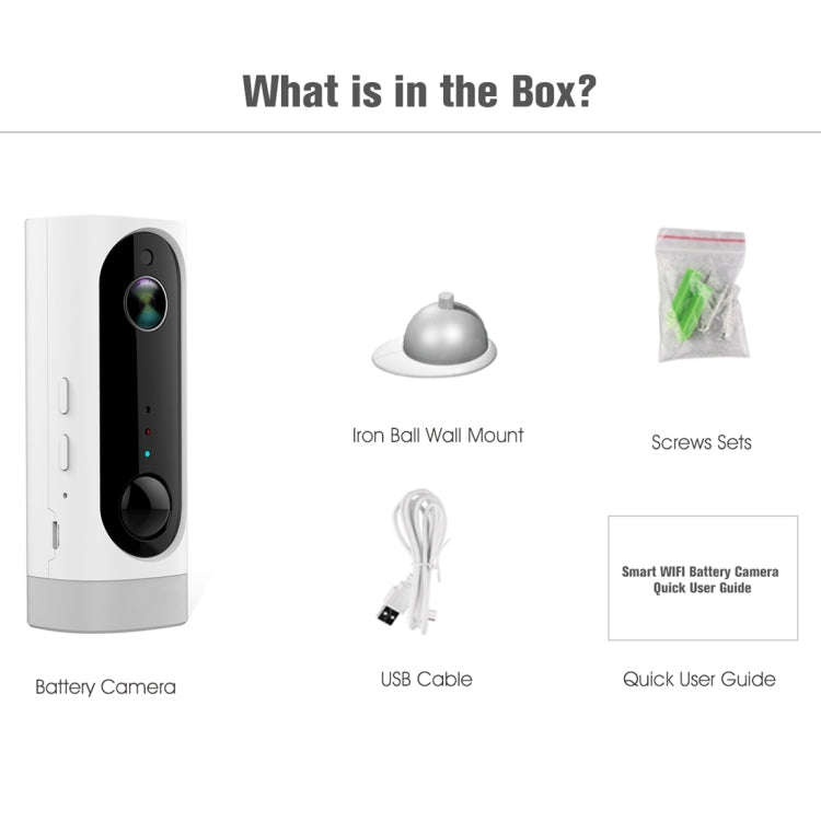 A1 WiFi Wireless 720P IP Camera, Support Night Vision / Motion Detection / PIR Motion Sensor, Two...