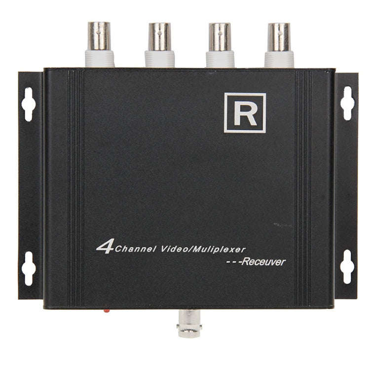 4 Channel Video Multiplexer Transmitter and Receiver(Black)