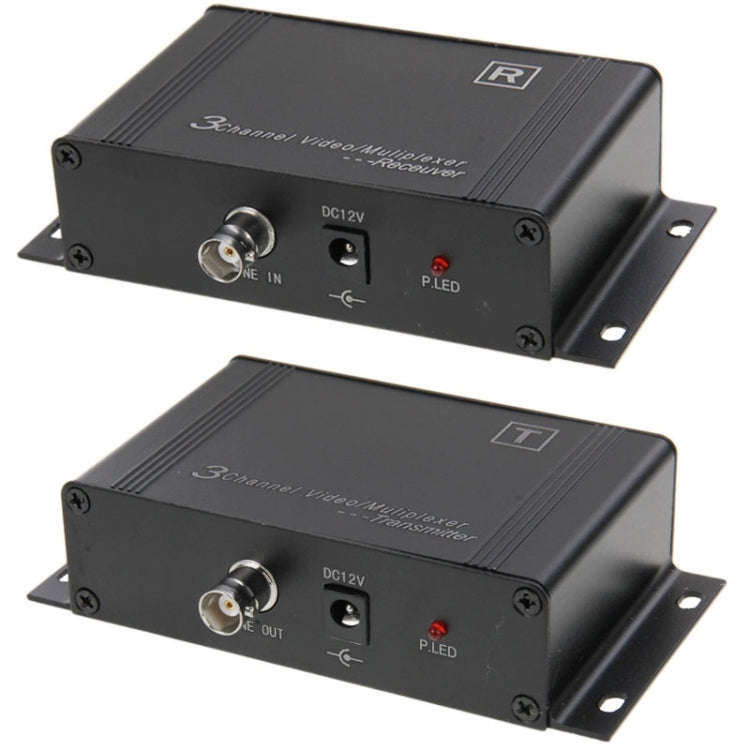 3 Channel Multiplexer Transmitter and Receiver(Black)