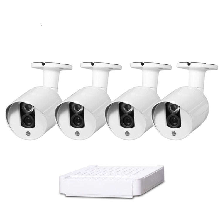N4B3-Mini/L 4Ch 720P P2P ONVIF 1.0 Mega Pixel IP Camera NVR Kit, Support Night Vision / Motion De...