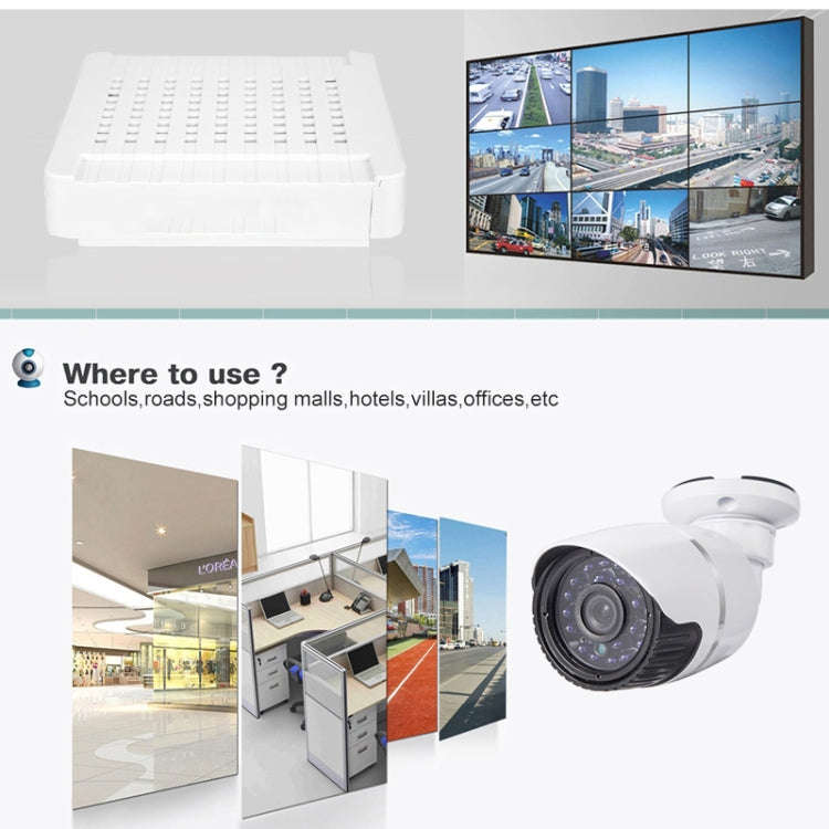 N4B-Mini/L 4 Ch 720P 1.0 Mega Pixel IP Camera NVR Kit, Support Night Vision / Motion Detection, I...