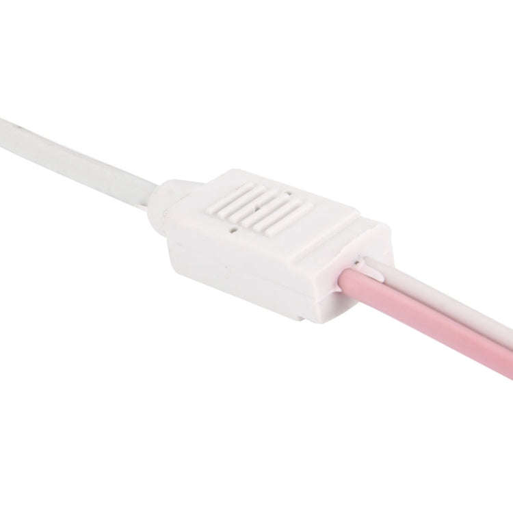 CCTV Safety Camera Power Video Male to Female Cable, Length: 15m(White)