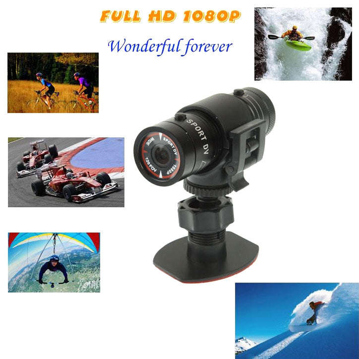 F9 Full HD 1080P Action Helmet Camera / Sports Camera / Bicycle Camera, Support TF Card, 120 Degr...