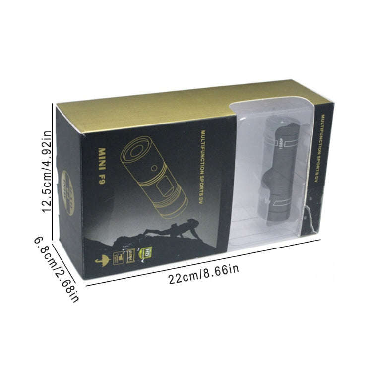 F9 Full HD 1080P Action Helmet Camera / Sports Camera / Bicycle Camera, Support TF Card, 120 Degr...