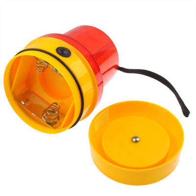 Flash Strobe Warning Light with Strong Magnetic Base (Yellow + Red)