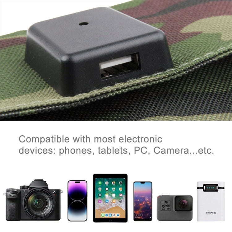 10W Portable Folding Solar Panel / Solar Charger Bag for Laptops / Mobile Phones