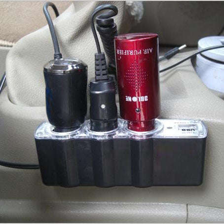 12V / 24V USB Charger Supply & Triple Socket
