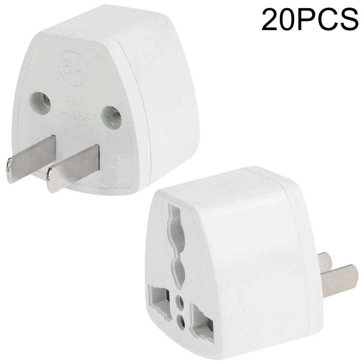 20 PCS Travel Wall Power Adapter Plug Adapter, US Plug
