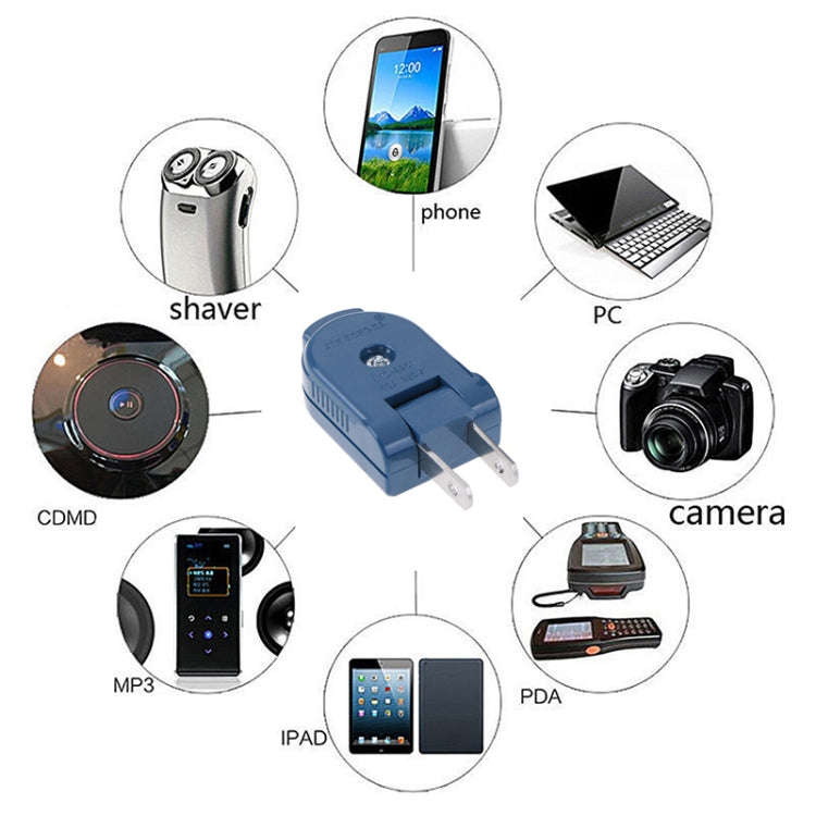US Plug AC Wall Universal Travel Power Socket Plug Adaptor, Support 90 Degree Rotation