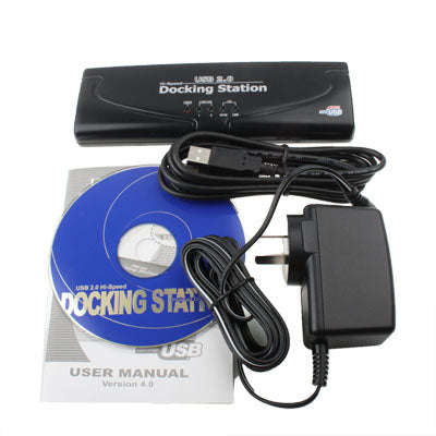 Hi-speed USB 2.0 Docking Station with 8 Ports (2xUSB 2.0 + PS2 Mouse + PS2 Keyboard + RS232 + DB2...