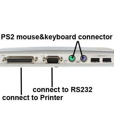 Hi-speed USB 2.0 Docking Station with 8 Ports (2xUSB 2.0 + PS2 Mouse + PS2 Keyboard + RS232 + DB2...
