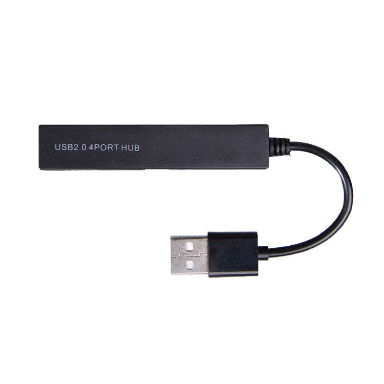 High Speed 480Mbps 4 Ports USB 2.0 HUB Portable USB Splitter(Black)