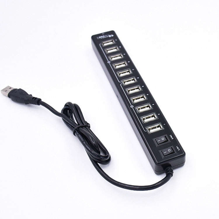 12-Port USB 2.0 HUBSuitable for Notebook / Netbook(Black)