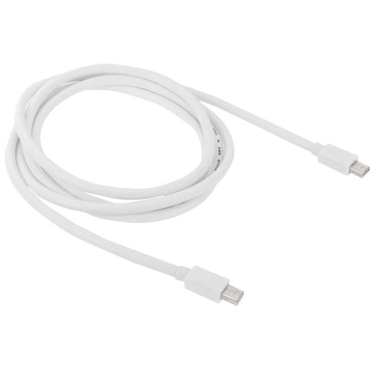 Mini DP DisplayPort  Cable for Apple iMac MacBook Pro, Length: 2m(White)