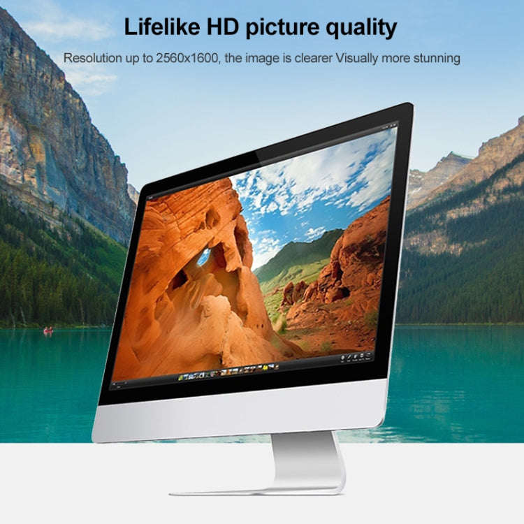 Mini DP DisplayPort  Cable for Apple iMac MacBook Pro, Length: 2m(White)