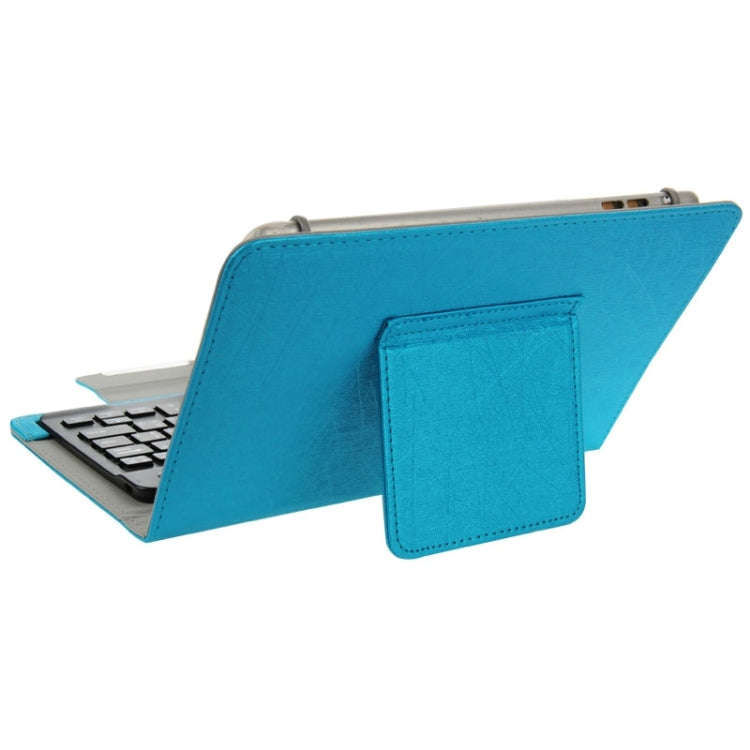 Universal Leather Tablet Case with Separable Bluetooth Keyboard and Holder for 10.1 inch Tablet P...