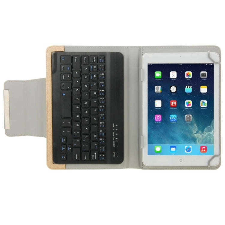 Universal Leather Tablet Case with Separable Bluetooth Keyboard and Holder for 10.1 inch Tablet P...