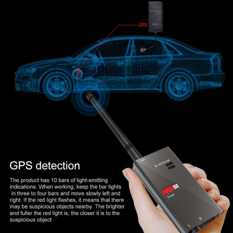 Mobile Phone Wireless Camera Wireless RF Detector Cell Phone Buster(Black)