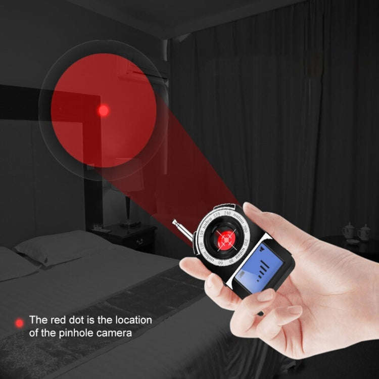 CC-309 Full Band Detector with LED Screen Display, Detection Frequency Range: 1MHz-6500MHz(Black)