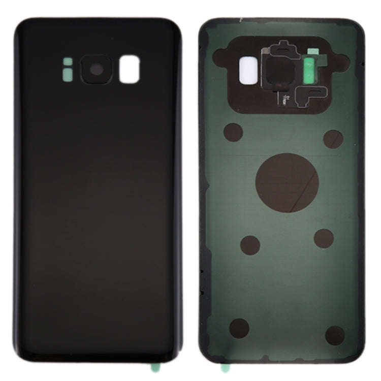 For Galaxy S8 / G950 Battery Back Cover with Camera Lens Cover & Adhesive (Black)