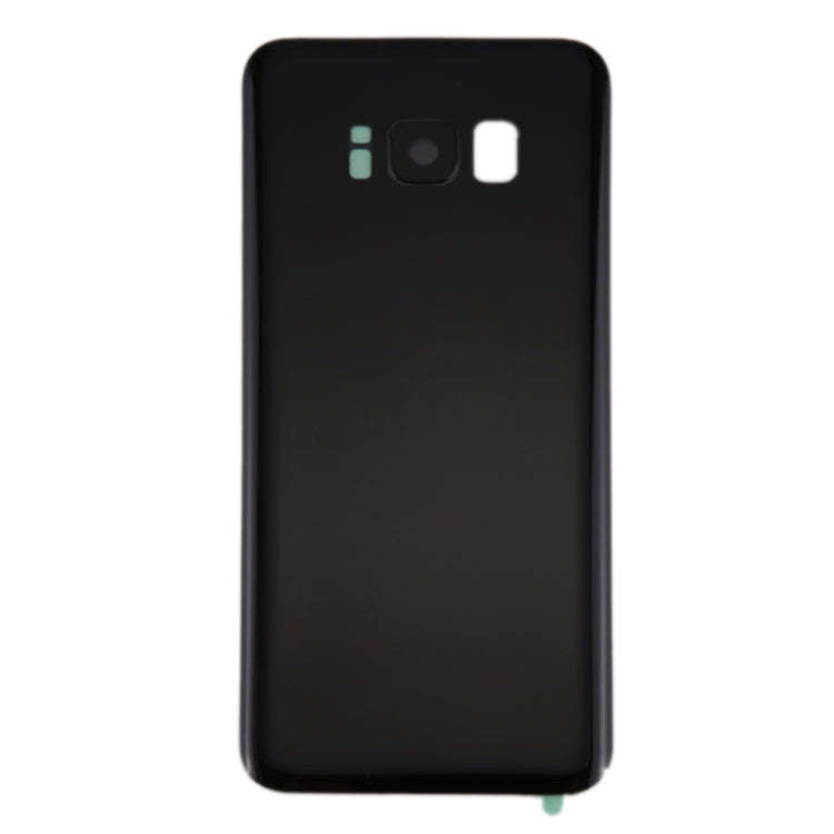 For Galaxy S8 / G950 Battery Back Cover with Camera Lens Cover & Adhesive (Black)