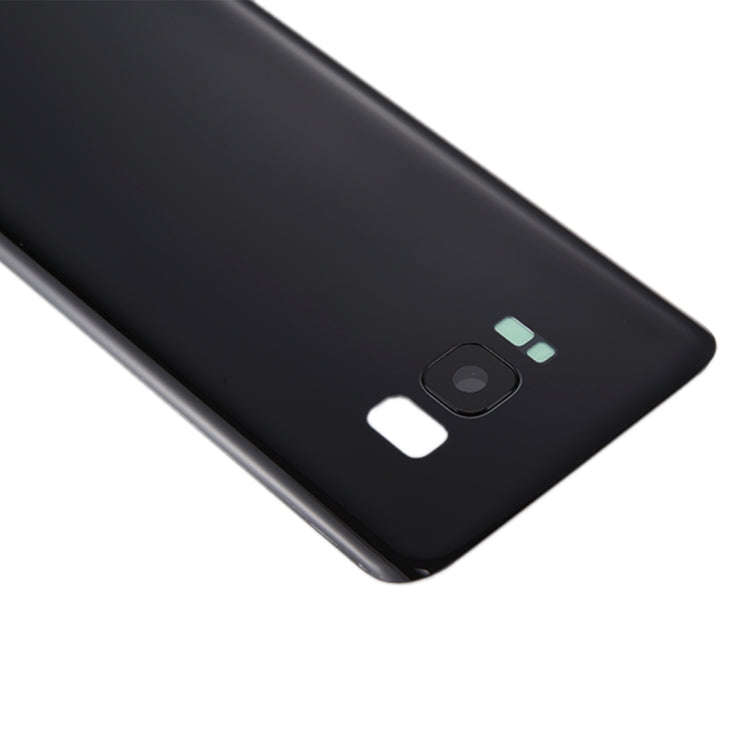 For Galaxy S8 / G950 Battery Back Cover with Camera Lens Cover & Adhesive (Black)