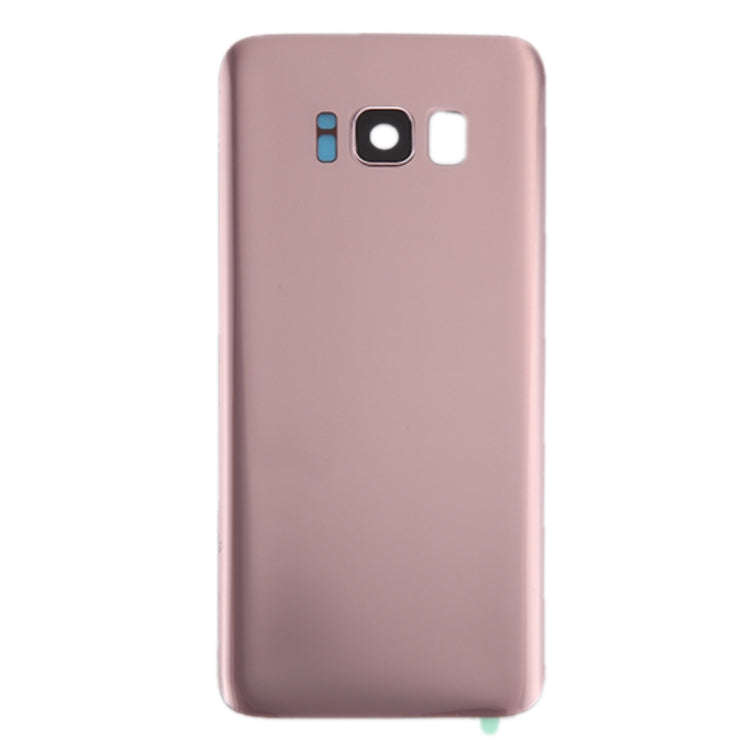 For Galaxy S8+ / G955 Battery Back Cover with Camera Lens Cover & Adhesive (Rose Gold)