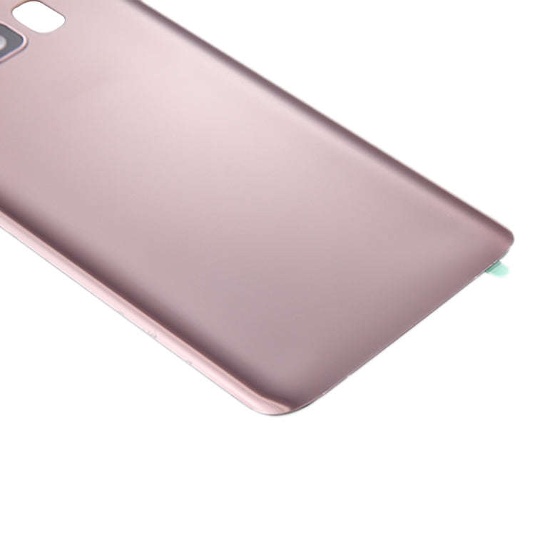 For Galaxy S8+ / G955 Battery Back Cover with Camera Lens Cover & Adhesive (Rose Gold)